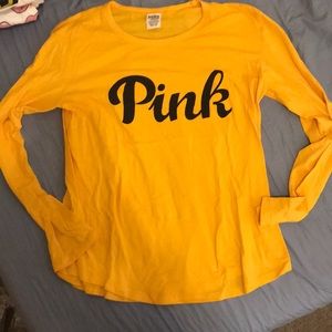 Yellow pink shirt